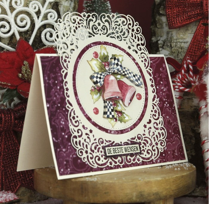 Dies - Precious Marieke - Ruby Christmas - Ruby Circle Frame