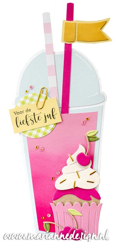 MD Craft Stencil Smoothie Cup by Marleen PS8121