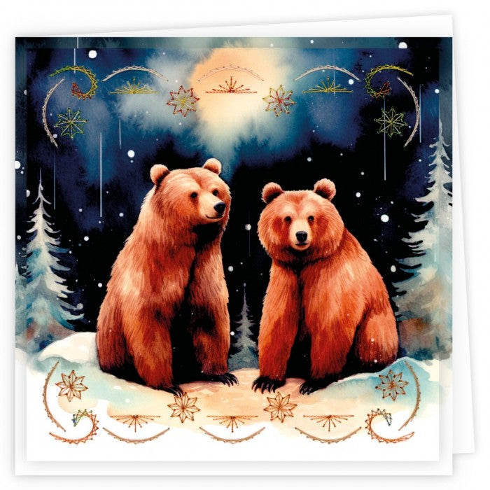 Stitch and Do Embroidery Cards 8 - Berries Beauties - Grizzly