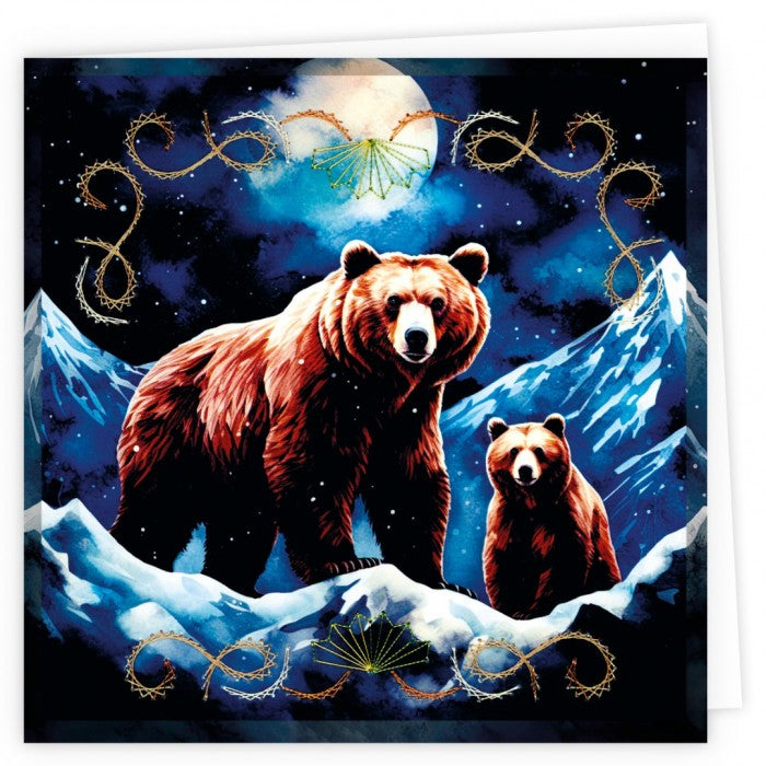 Stitch and Do Embroidery Cards 8 - Berries Beauties - Grizzly