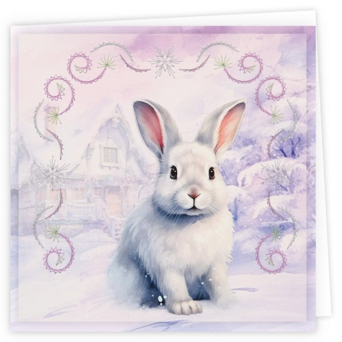 Stitch and Do Embroidery Cards 9 - Berries Beauties - Rabbits