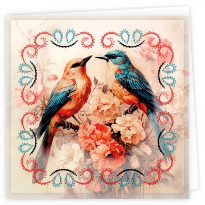 Stitch and Do Cards 12 - Berries Beauties - Beautiful Birds