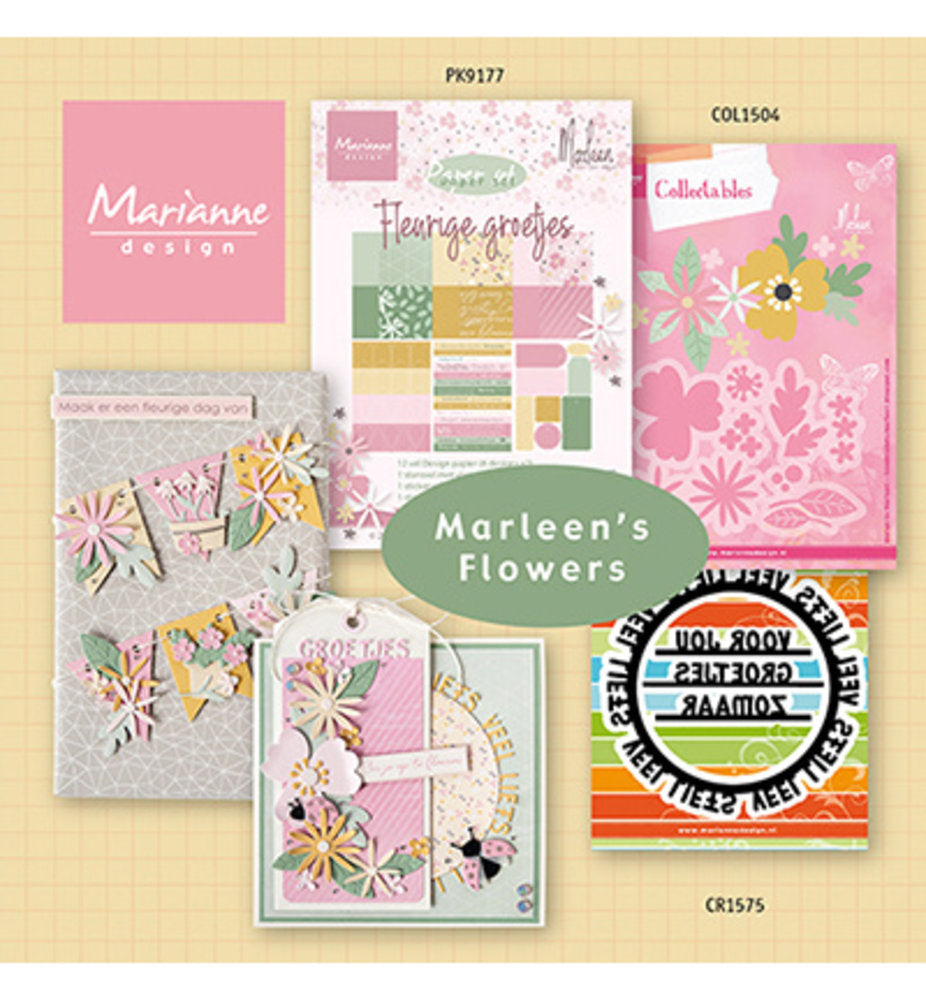 MD Craftables Veel liefs cirkel by Marleen CR1575