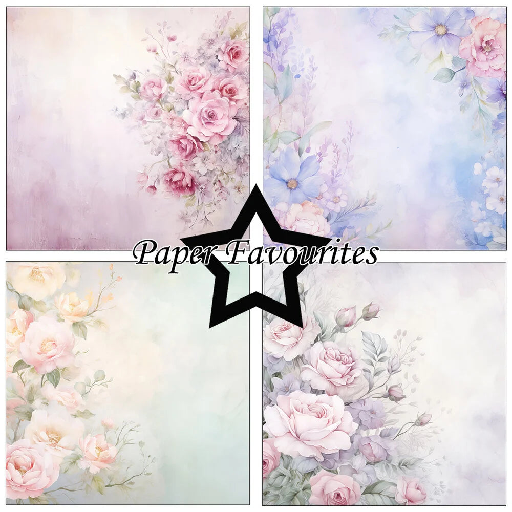 Paper Favourites | 15x15cm Paperpack Watercolor Floral