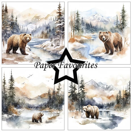 Paper Favourites | 15x15cm Paperpack Winter scene
