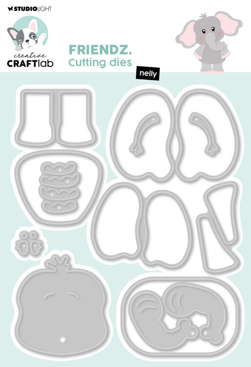 SL Creative Craftlab Essentials Cutting Die Nelly Friendz nr.833