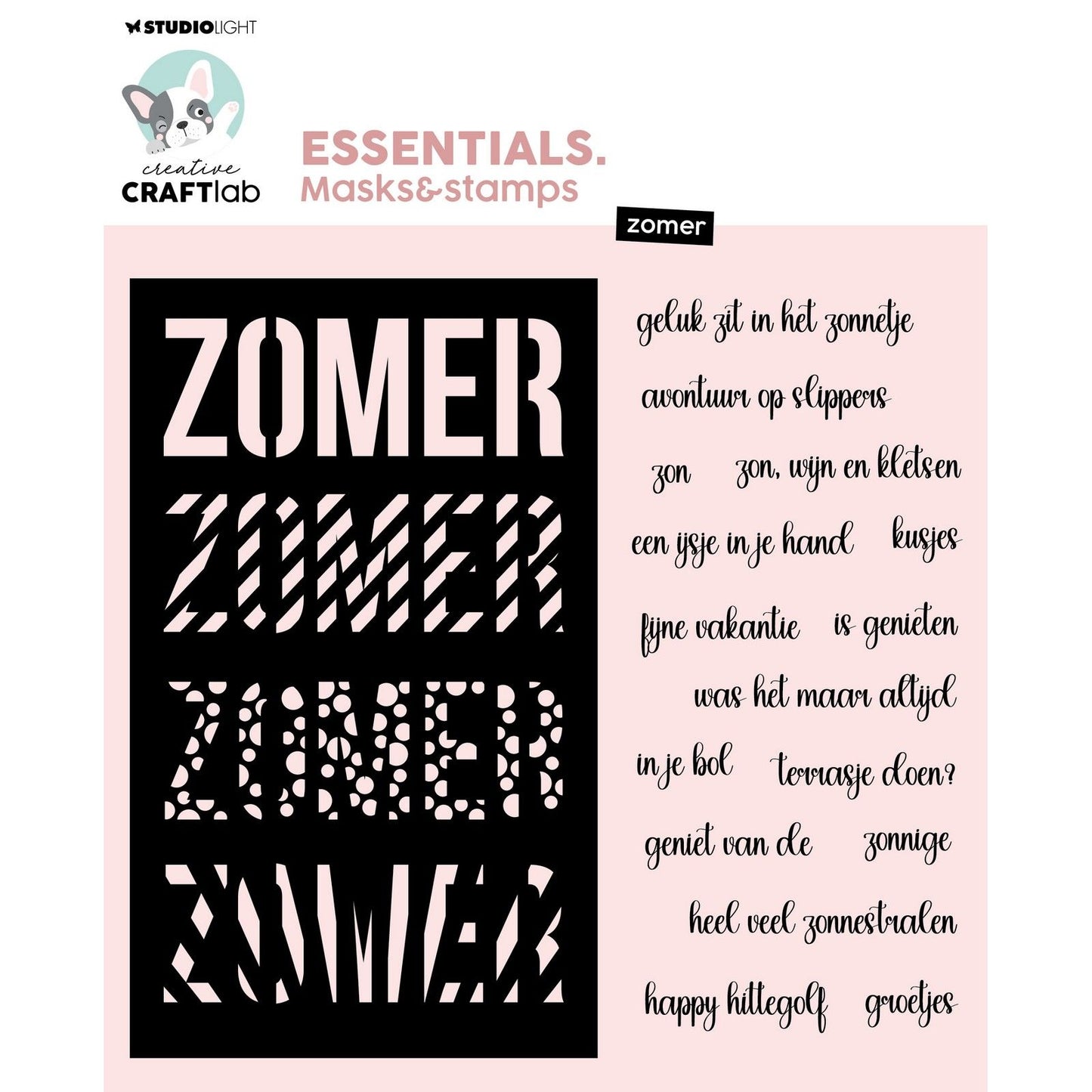 SL Creative Craftlab Essentials Masks&Stamps zomer