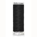 Gütermann polyester allesnaaigaren 200m col. 000 (zwart)