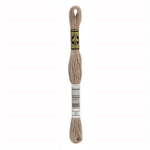 DMC 117MC Mouliné 6-draads splijtzijde borduurgaren 8m | Kleur 07