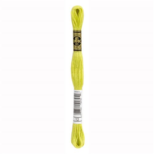 DMC 117MC Mouliné 6-draads splijtzijde borduurgaren 8m | Kleur 12