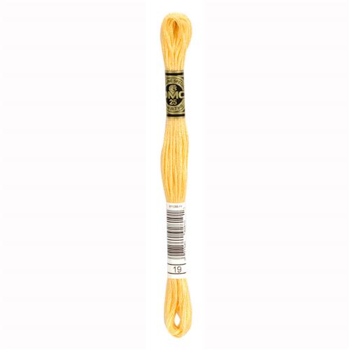 DMC 117MC Mouliné 6-draads splijtzijde borduurgaren 8m | Kleur 19