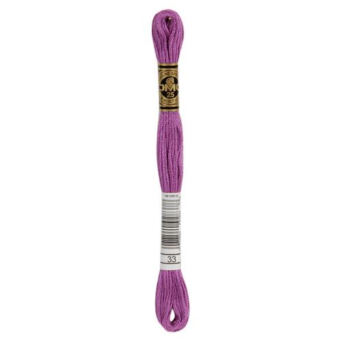 DMC 117MC Mouliné 6-draads splijtzijde borduurgaren 8m | Kleur 33