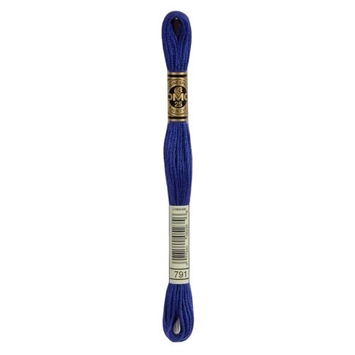 DMC 117MC Mouliné 6-draads splijtzijde borduurgaren 8m | Kleur 791