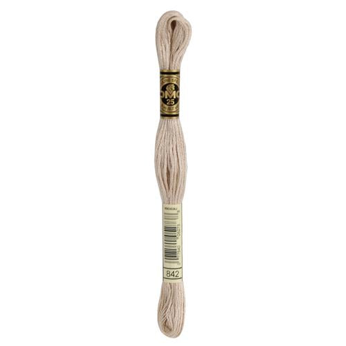 DMC 117MC Mouliné 6-draads splijtzijde borduurgaren 8m | Kleur 842