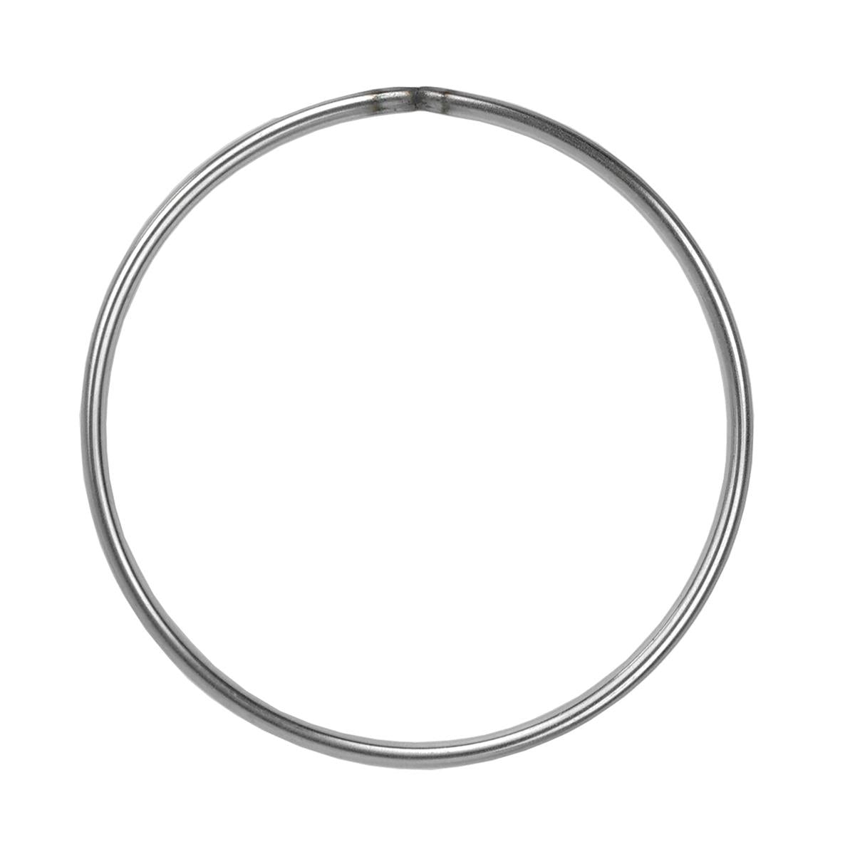 Metalen ring 8cm RVS (3mm)