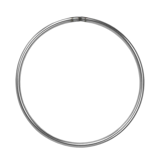 Metalen ring 10cm RVS (3mm)