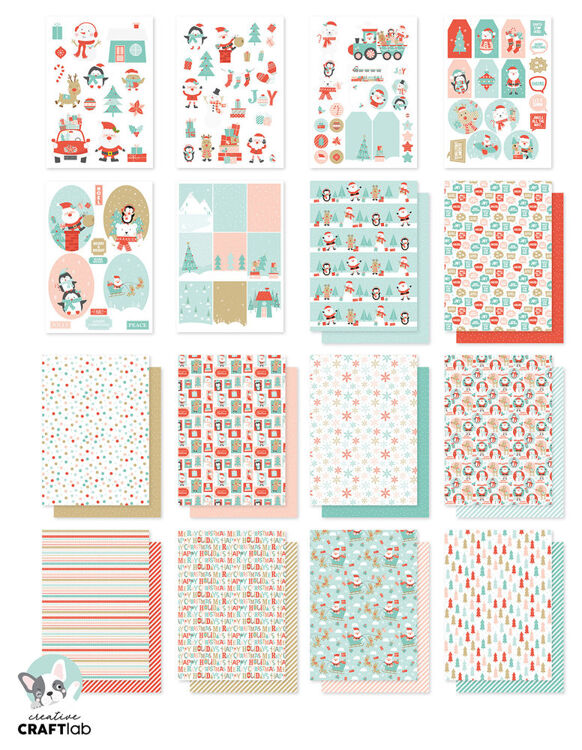 SL Paperpad Santa stop here Essentials nr.35