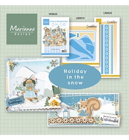 Marianne Design die-cuts Eline's Snow holiday VK9635