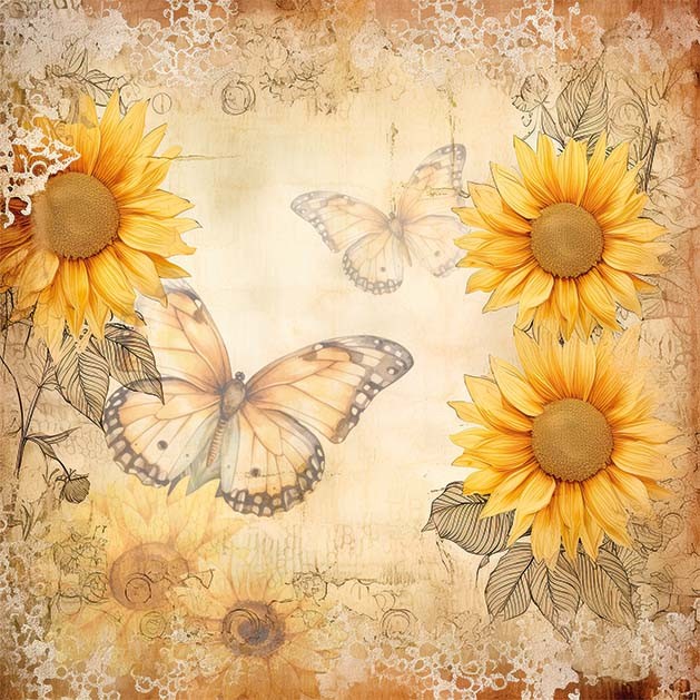 Paperpack - Berrie's Beauties - Blooming sun