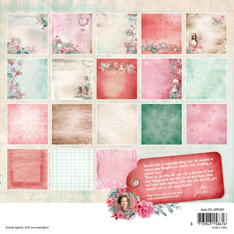 Paper Pad Backgrounds Sending You Love nr.289
