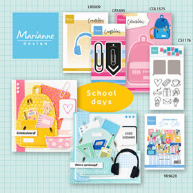 Marianne Design die-cuts School days VK9629