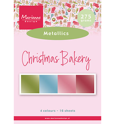 MD Paper Bloc Christmas Bakery by Marleen - Metallics PK9197