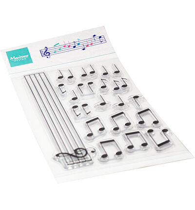 Marianne Design clearstamps Musical notes CS1175