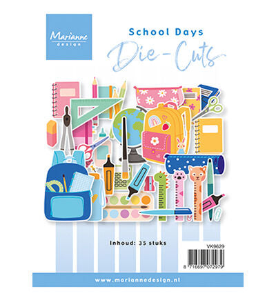 Marianne Design die-cuts School days VK9629