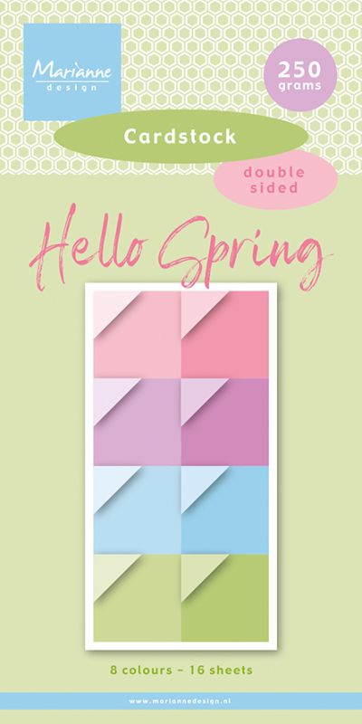 Marianne Design Cardstock - Hello Spring PK9200