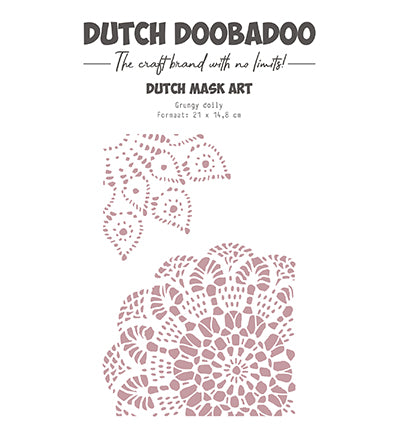 Dutch Doobadoo Mask art Grunge doily
