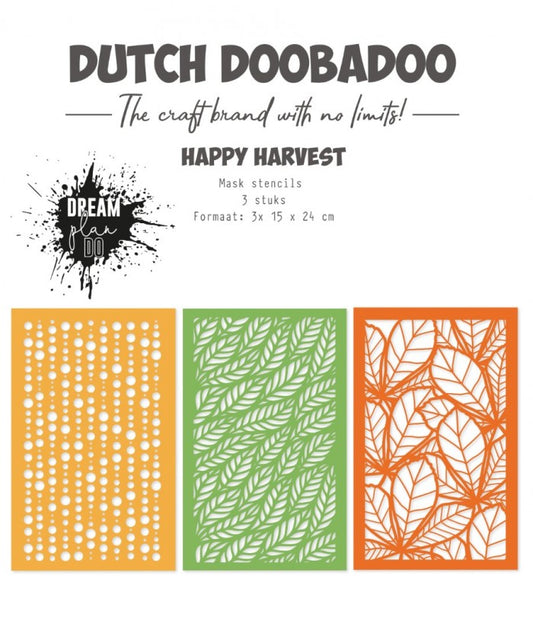 Dutch Doobadoo Mask stencils - Happy Harvest 470.784.331