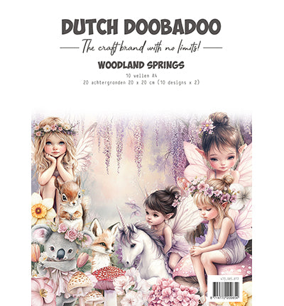 Dutch Doobadoo Collage Paperset Woodland Springs