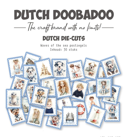 Dutch Doobadoo Die-Cuts - Waves of the Sea