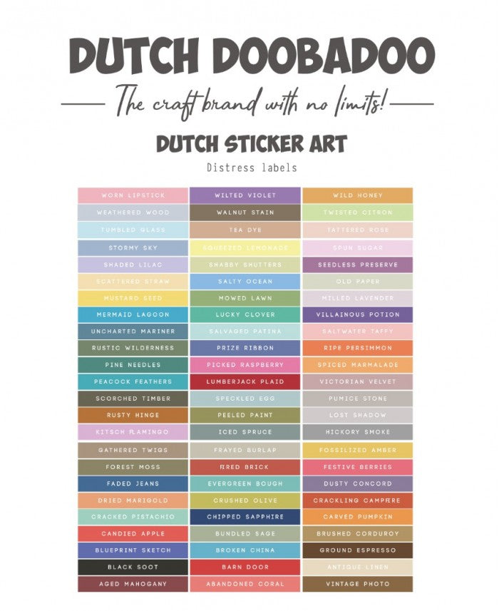 Dutch Doobadoo Dutch Sticker Art - Distress Oxide Strips