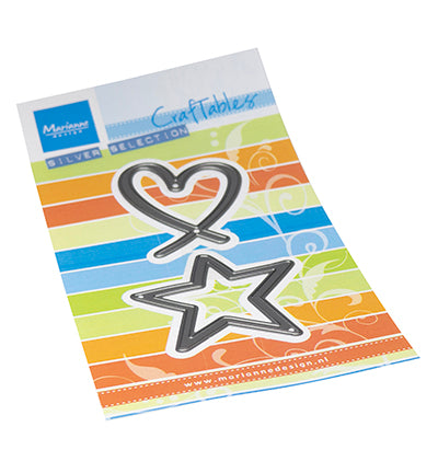 Marianne Design Craftables Heart & Star CR1631