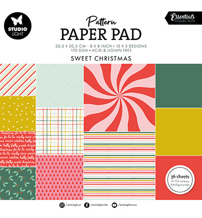 SL Essentials collection | Pattern paper pad Sweet Christmas
