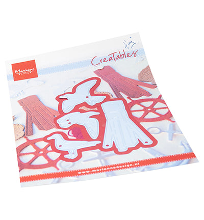 Marianne Design - Creatables - Tiny's Beach pole & Gulls LR0859