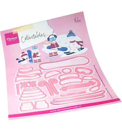 Marianne Design Collectables - Winter sports accessories by Marleen COL1558