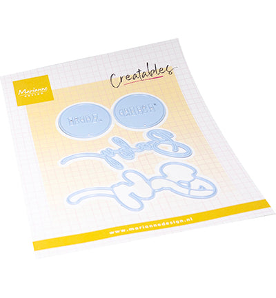 Marianne Design - Creatables - Baby boy & girl text LR0894