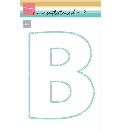 Marianne Design - Craft stencil - Letter B (PS8178)