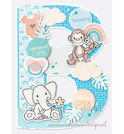 Marianne Design - Craft stencil - Letter B (PS8178)