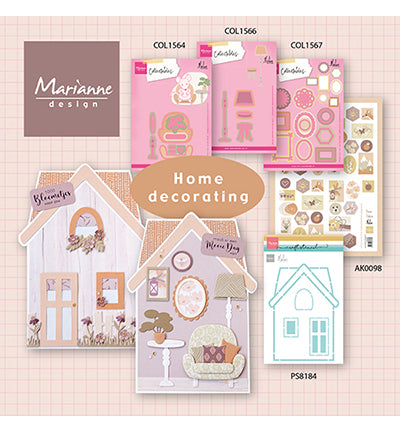 Marianne Design Craft stencil - Create a room by Marleen PS8185