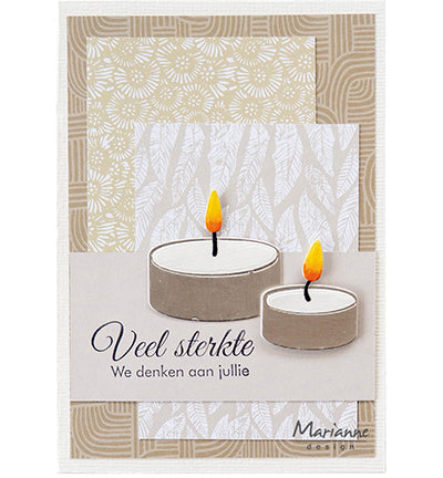 Marianne Design Craftable Tea lights CR1689