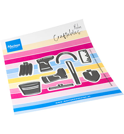 Marianne Design Craftables Farm tools by Marleen CR1693