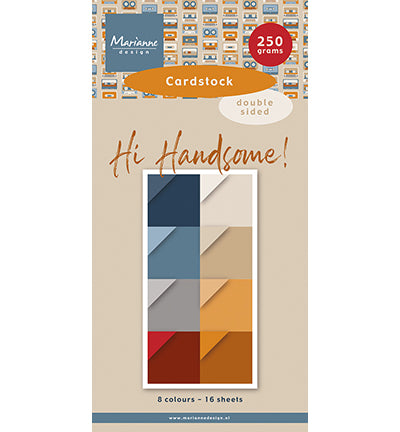 Marianne Design cardstock - Hi Handsome! PK9209