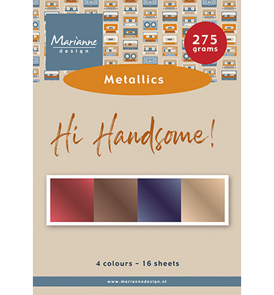 Marianne Design metallics - Hi Handsome! PK9210