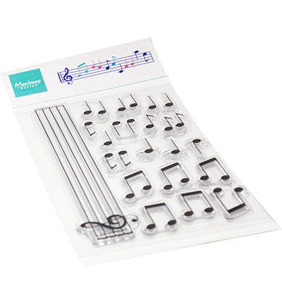 Marianne Design clearstamps - Musical notes CS1175