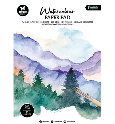 StudioLight Paper Pad Watercolour Consumables nr.280