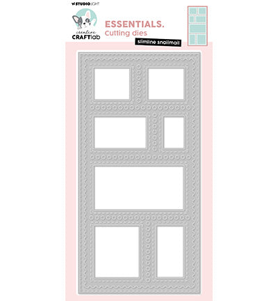 CCL-ES-CD984 CCL Cutting Die Slimline Snailmail Essentials nr.984