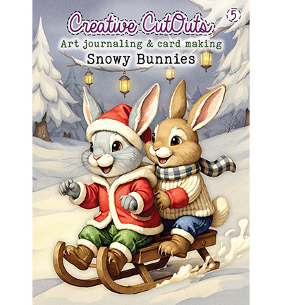 Creative CutOuts | Snowy Bunnies Boek